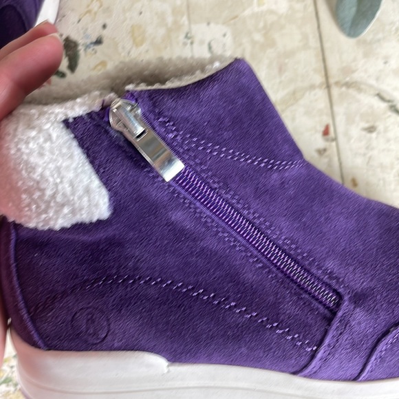 Lands End > Purple Ankle Booties 6.5 - Picture 8 of 11